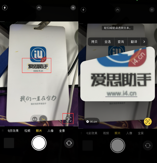 三明苹果手机维修分享升级iOS 16后如何通过相机翻译文本 