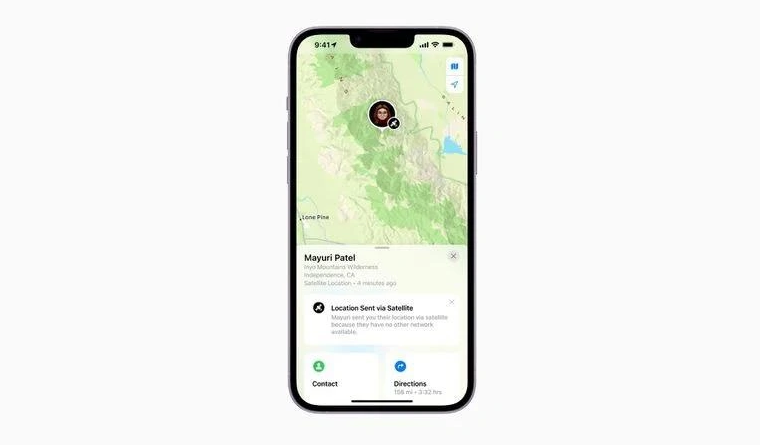 三明苹果14维修分享iPhone14系列中 FindMy功能通过卫星分享位置方法教程 