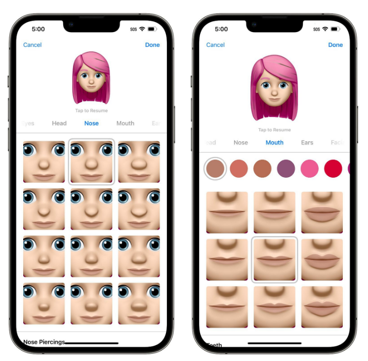 三明苹果手机维修分享​iOS 16中的拟我表情有了哪些变化和升级 