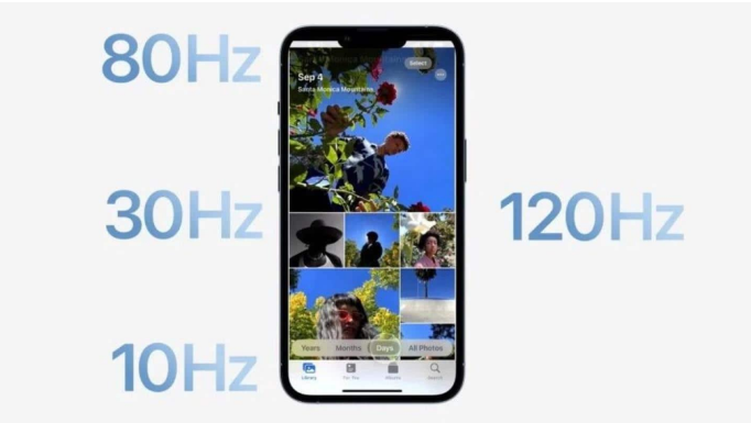 三明苹果14维修分享iPhone 14有高刷吗 